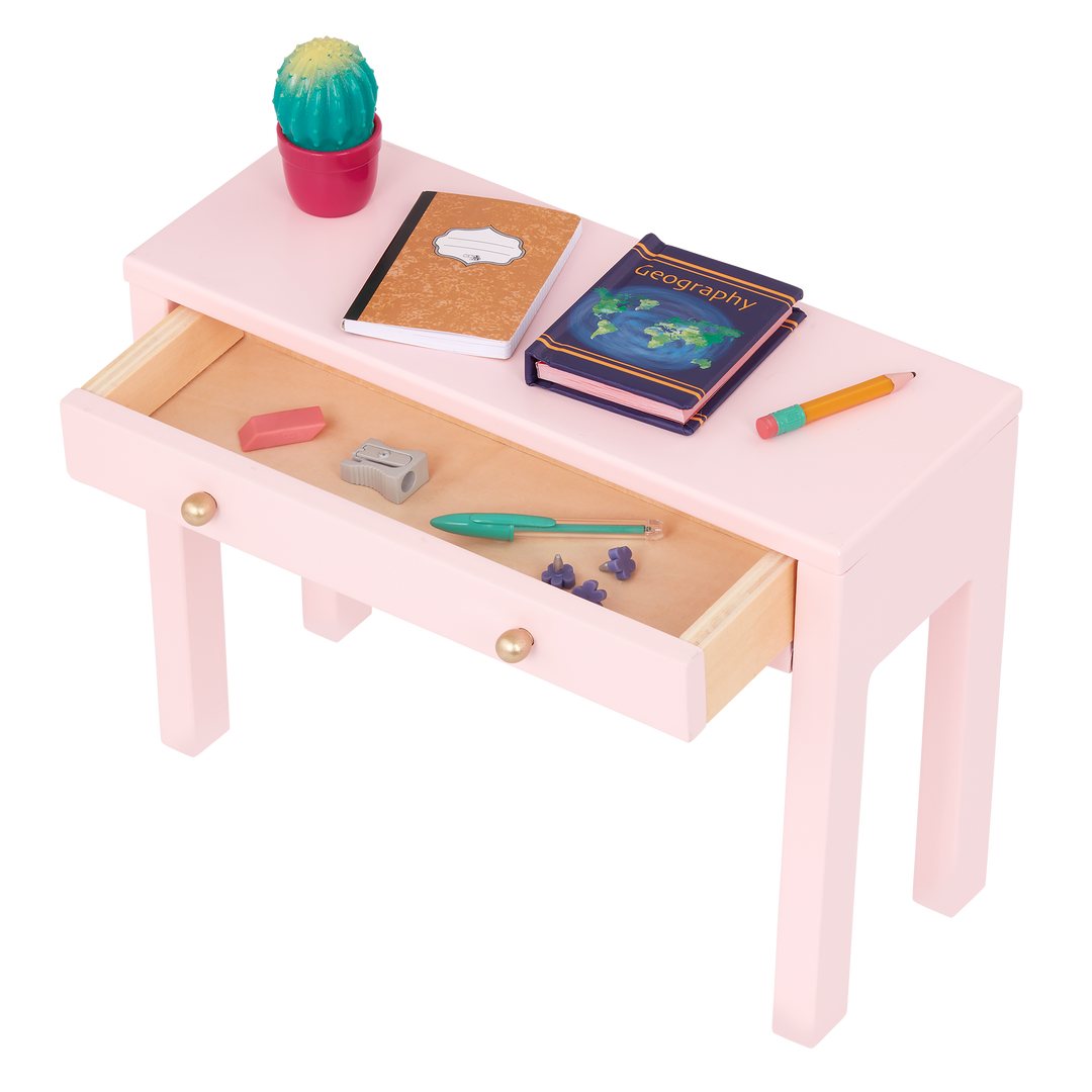 Our Generation Working Wonder Desk Furniture - Doll Deskset - Accessories for Dolls - Our Generation