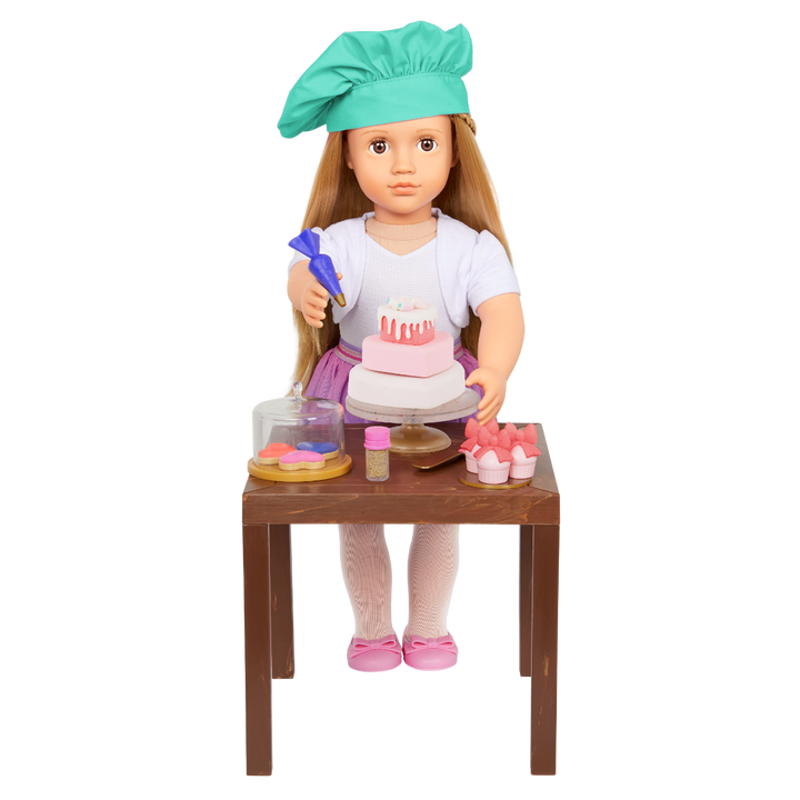 Brilliant Baker - Baking Accessories for OG Dolls - 46cm Doll Food Playset - Our Generation