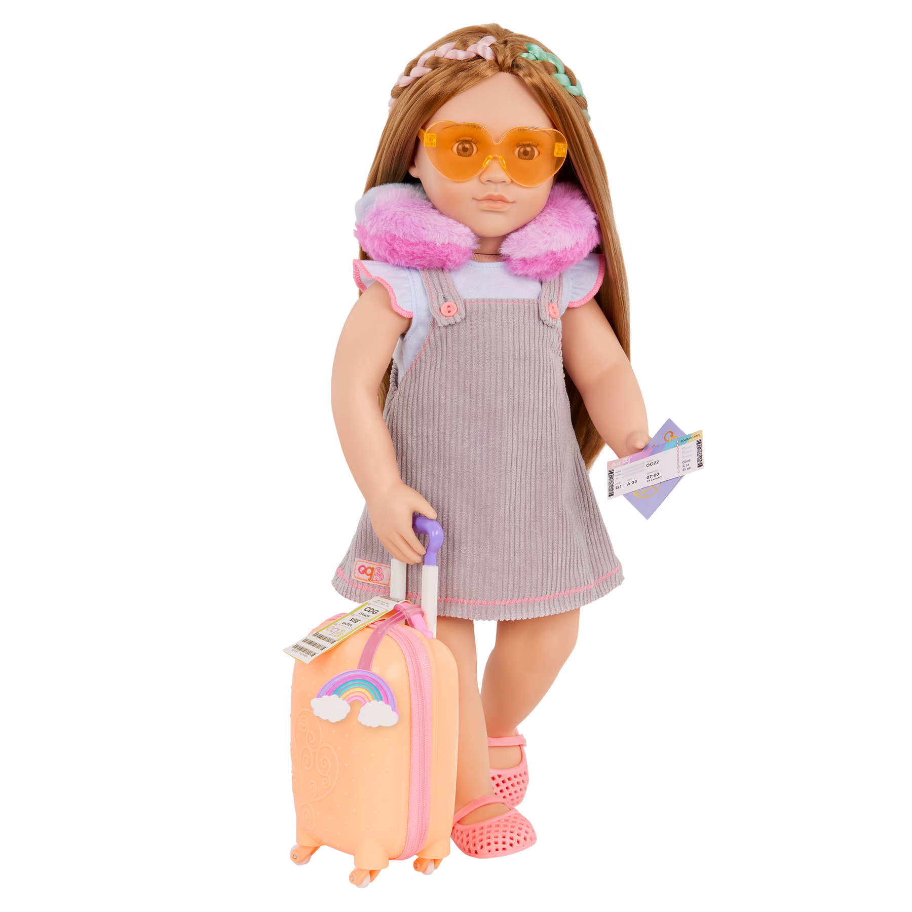 Over the Rainbow 18 inch Doll Luggage Set Our Generation Our Generation UK