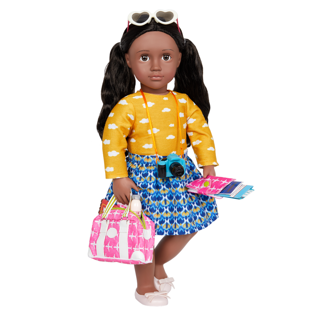 Bon Voyage - Travel Set for 46cm Dolls - Carry-On Bag & Travel Accessories - Our Generation UK