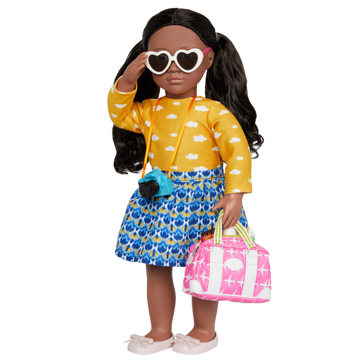 Bon Voyage - Travel Set for 46cm Dolls - Carry-On Bag & Travel Accessories - Our Generation UK