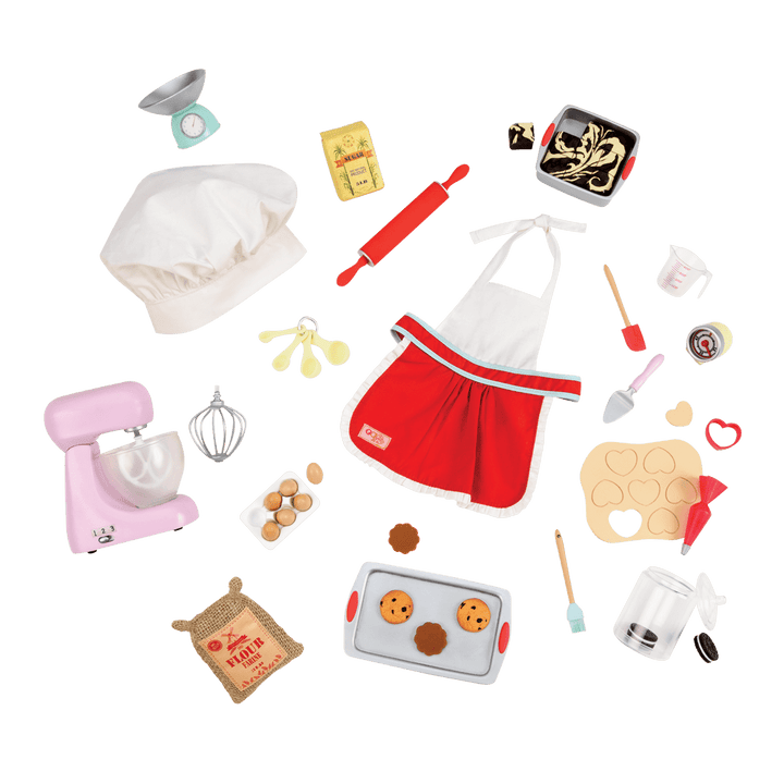 Master Baker Set - Baking Accessories for 46cm Dolls - Doll Accessories - Our Generation