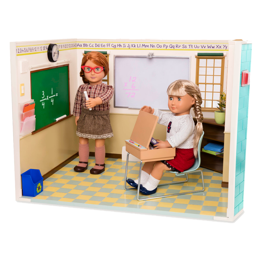 Awesome Academy 46cm Doll Schoolroom Playset Our Generation