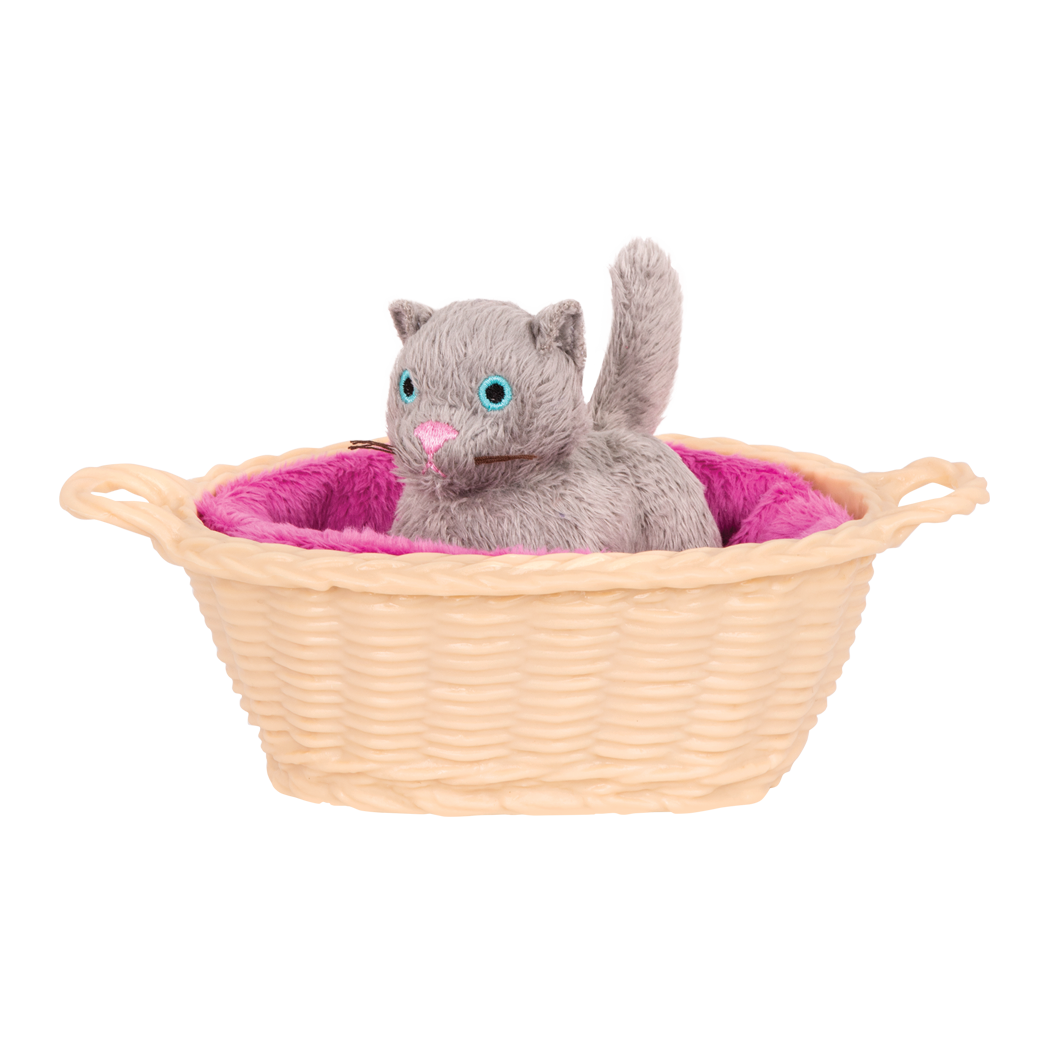 Cat Pet Set - Cat Accessories for Our Generation Dolls - Toys & Bed for Kittens - Our Generation UK