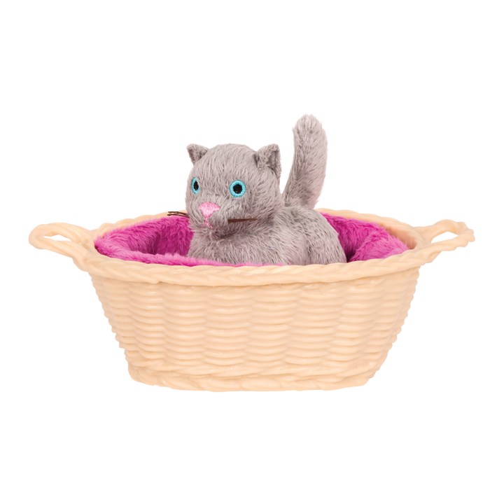 Cat Pet Set - Cat Accessories for Our Generation Dolls - Toys & Bed for Kittens - Our Generation UK
