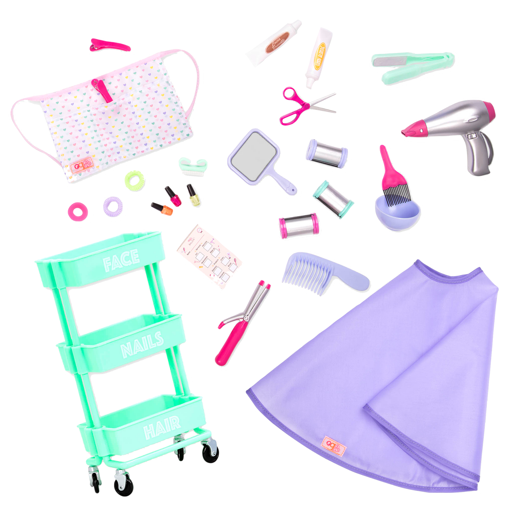 Berry Nice Salon Set Purple Green Our Generation Our