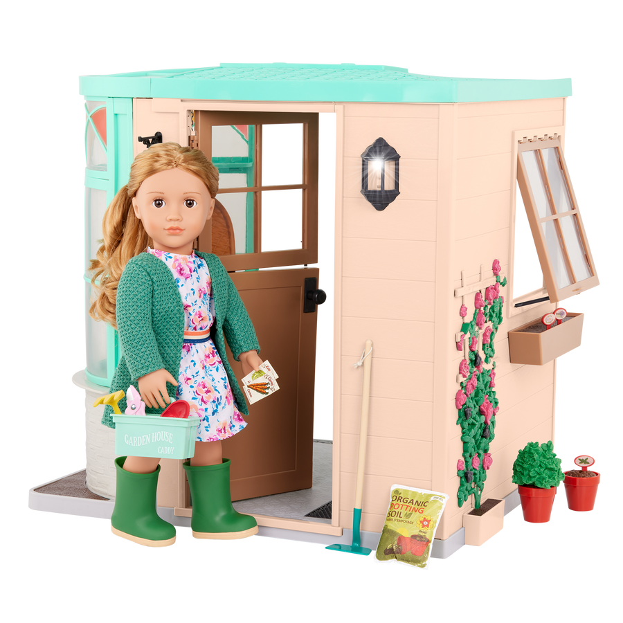 Room to Grow Greenhouse 46cm Doll Garden Set Our Generation Our