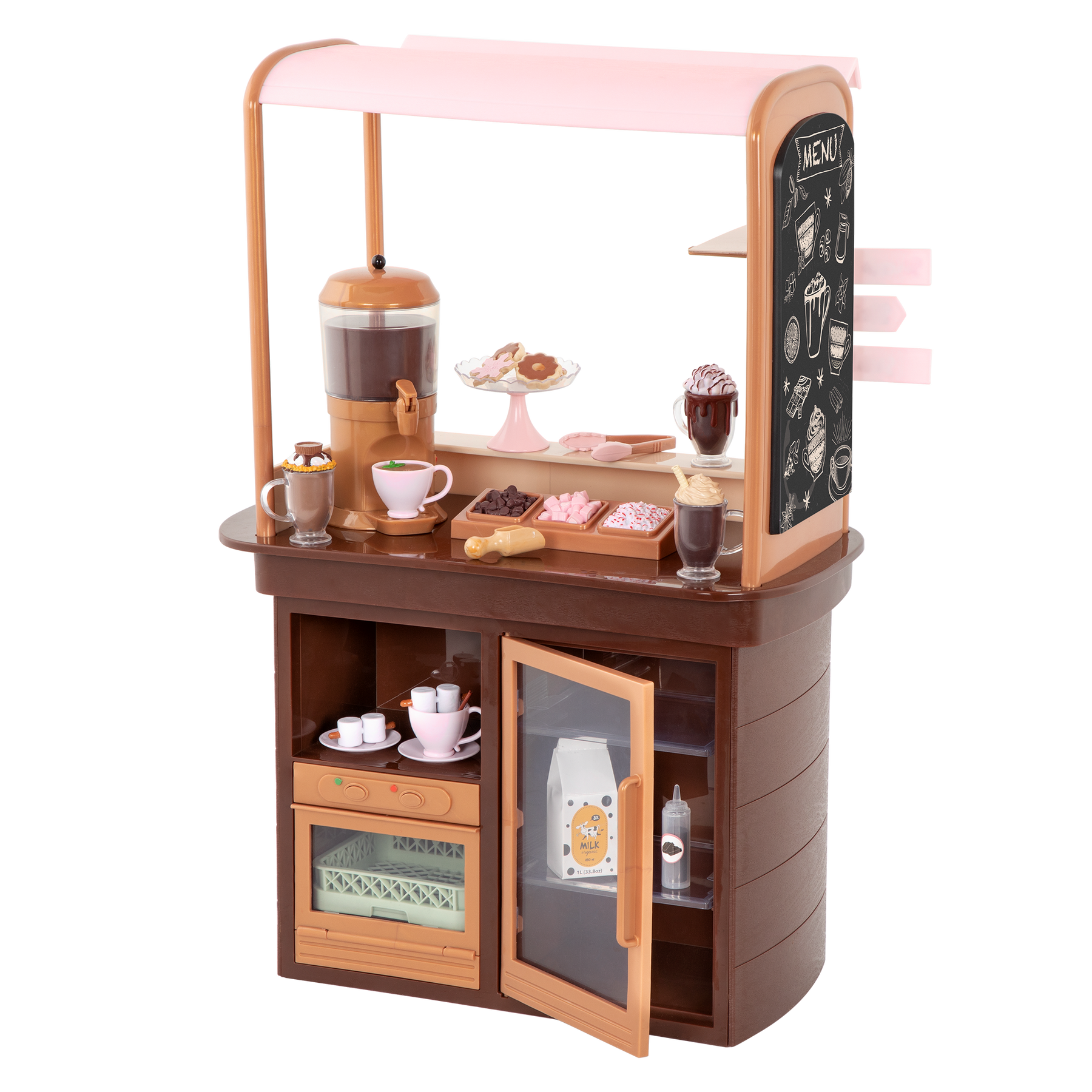 Choco tastic 46 cm Doll Hot Chocolate Stand Our Generation