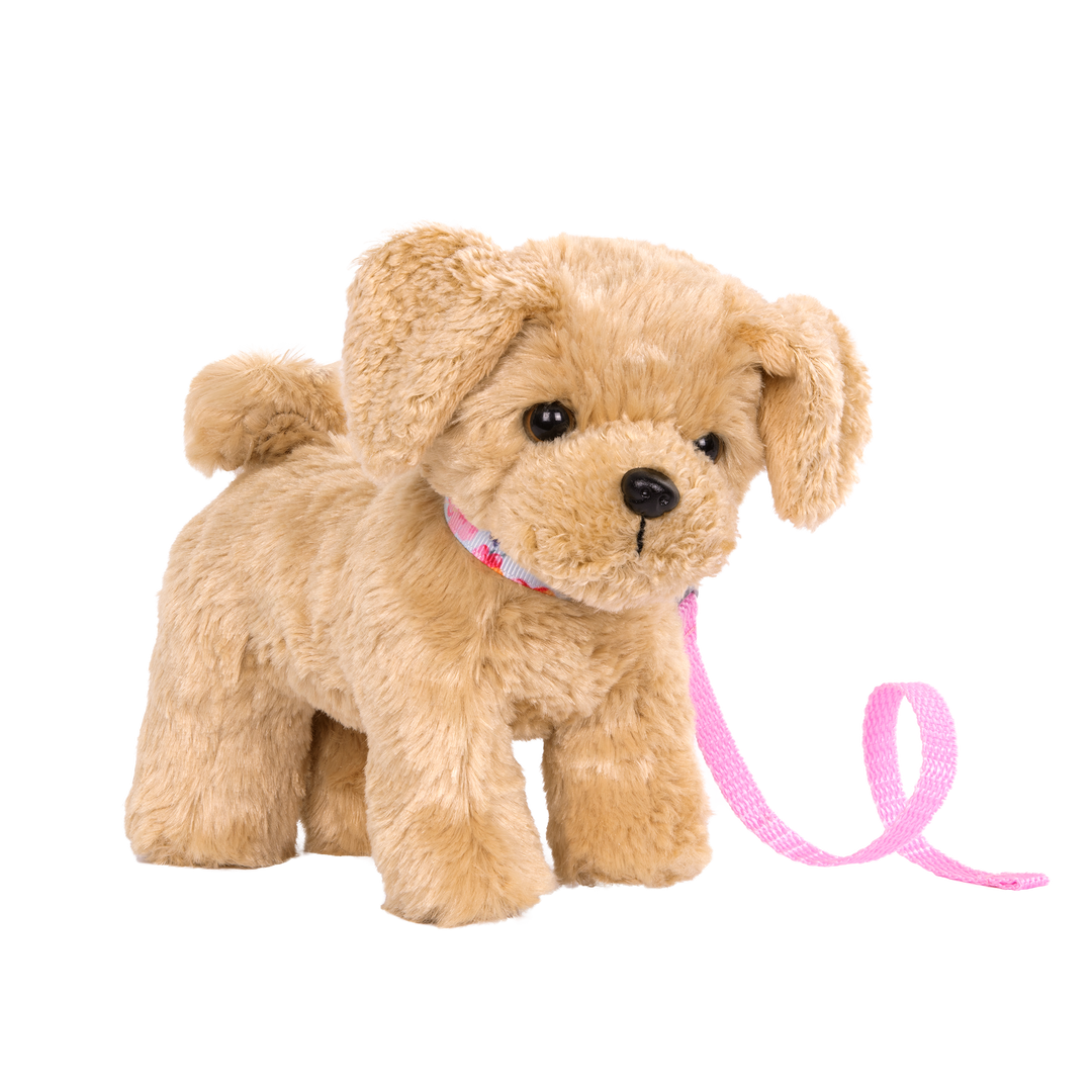 Goldendoodle Pup - 15cm Pup with Light Brown Fur - Pet Accessory for OG Dolls - Our Generation