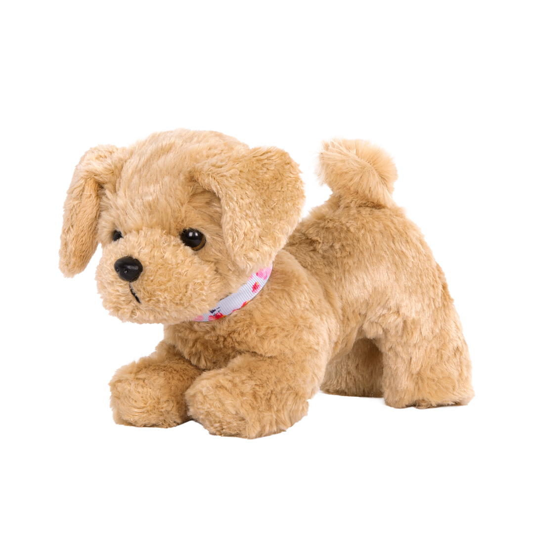 Goldendoodle Pup - 15cm Pup with Light Brown Fur - Pet Accessory for OG Dolls - Our Generation