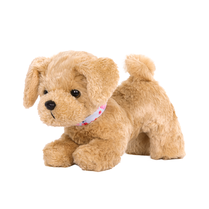 Goldendoodle Pup - 15cm Pup with Light Brown Fur - Pet Accessory for OG Dolls - Our Generation