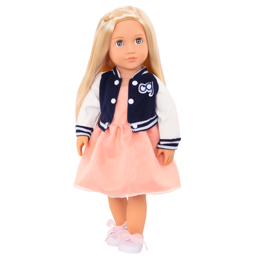Terry - 46cm Dolls - Doll with Blonde Hair & Grey Eyes - Toys & Gifts for Girls - Our Generation UK
